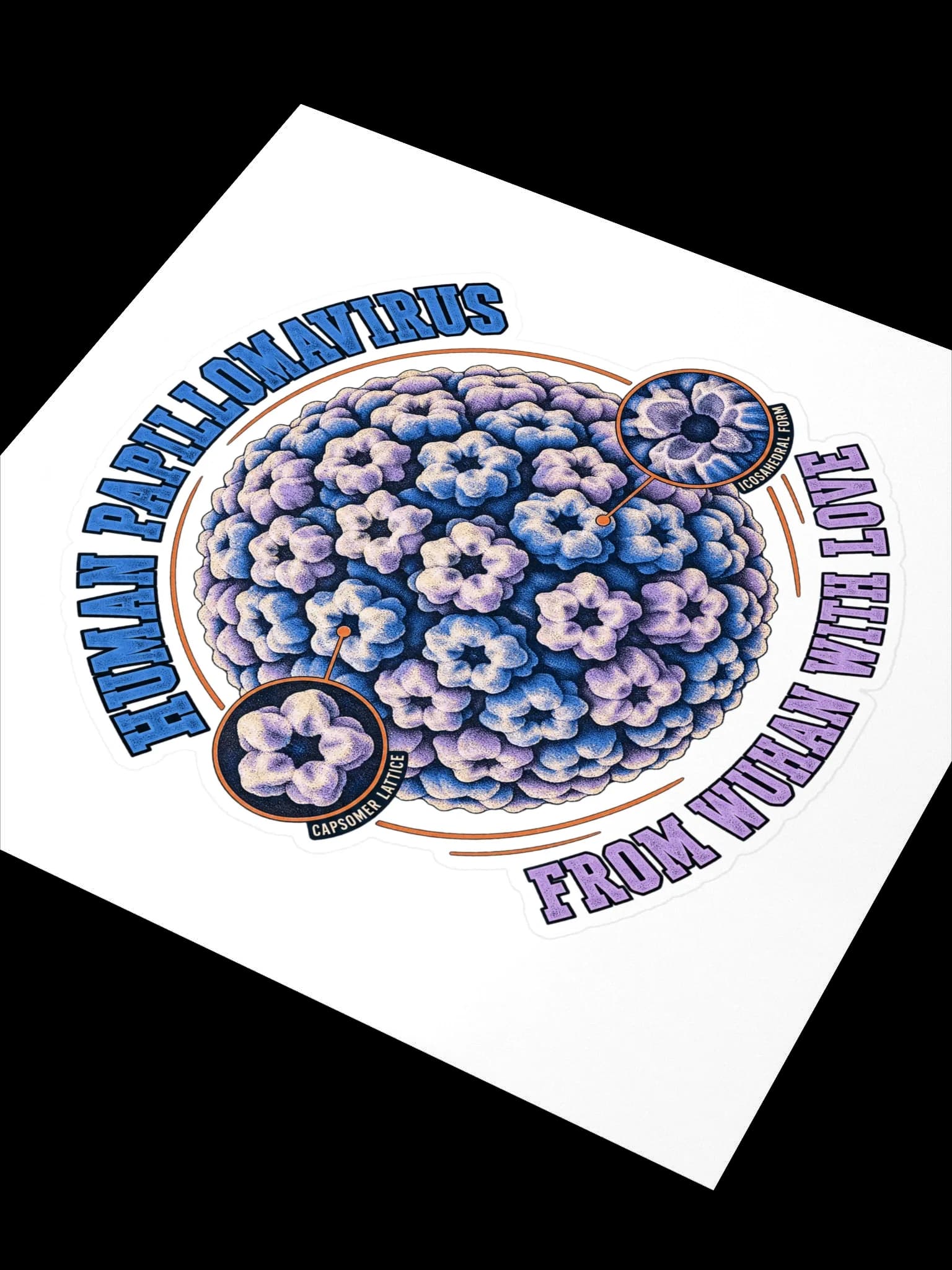 Human Papillomavirus Sticker