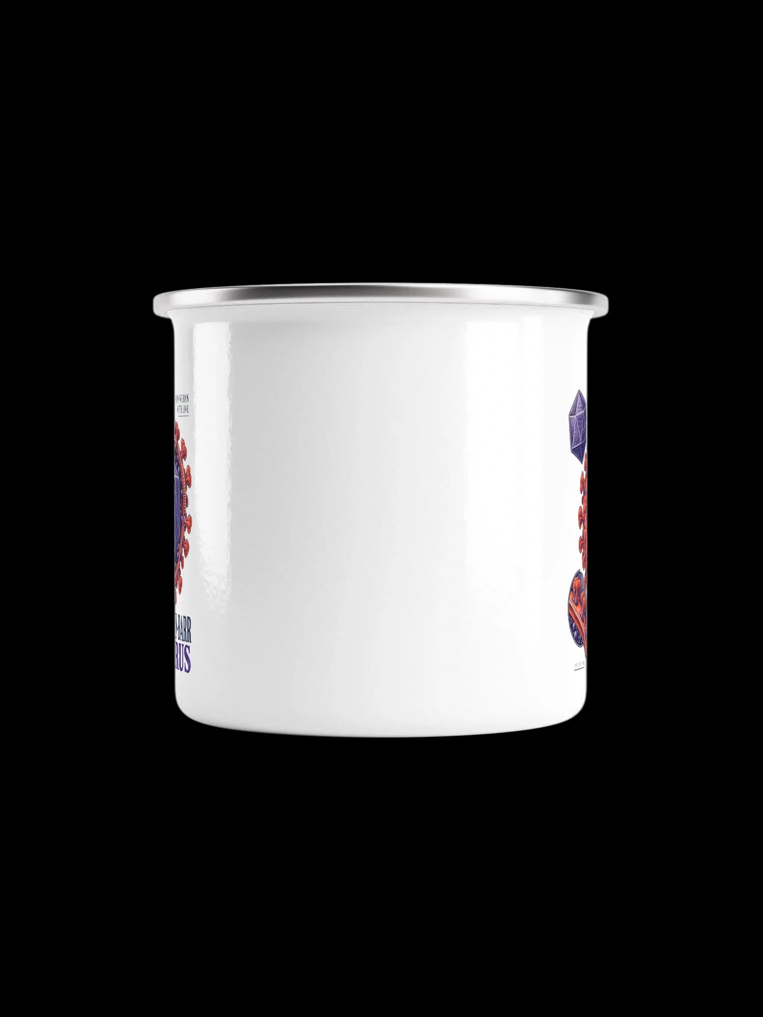 Epstein-Barr Virus Enamel Mug